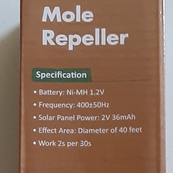 Mole Solar Repeller 2 Pack Model AR08 - Picture 5 of 5